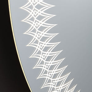 Specchio rotondo 80 cm con led integrato