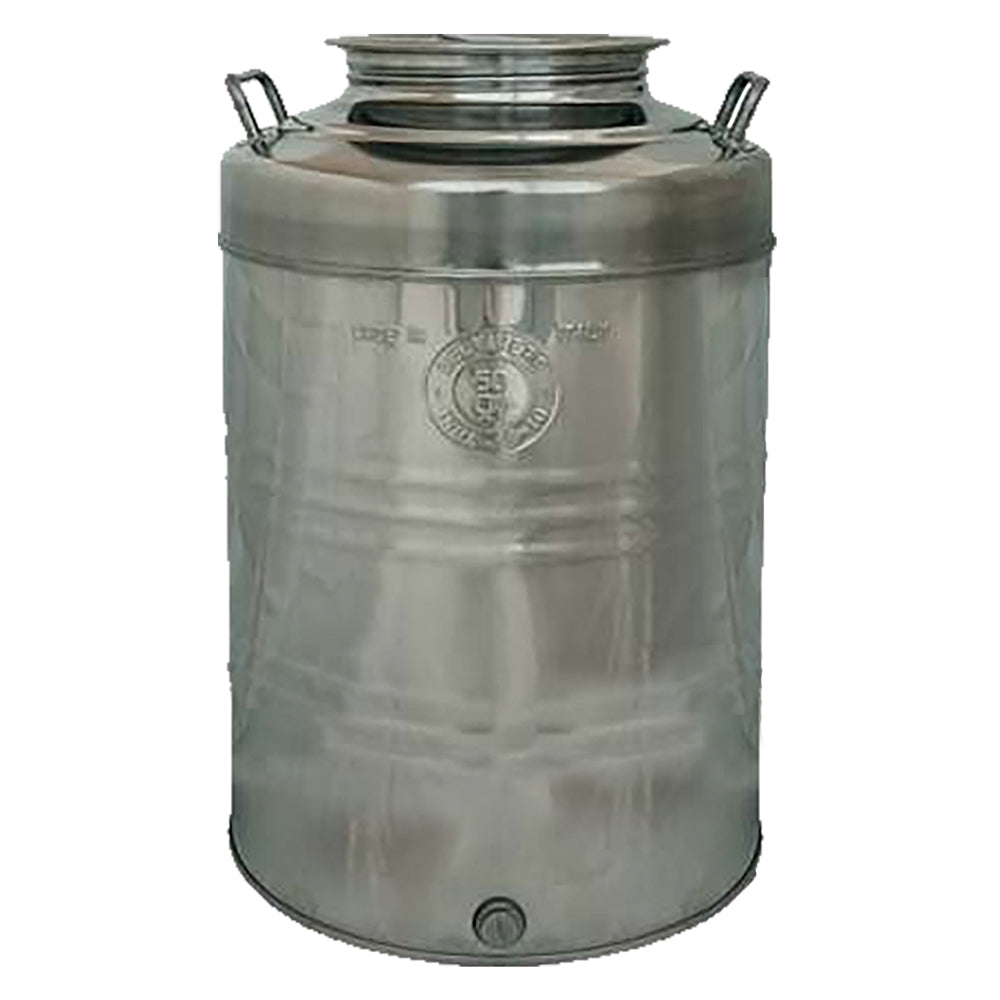 Contenitore per olio 100 lt in acciaio inox