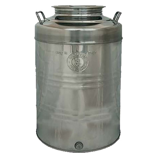 Contenitore per olio 100 lt in acciaio inox