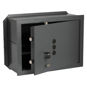 Cassaforte Con Chiave E Combinazione 82210 Cm 31 X 19 X 20 - 2 Catenacci Cisa