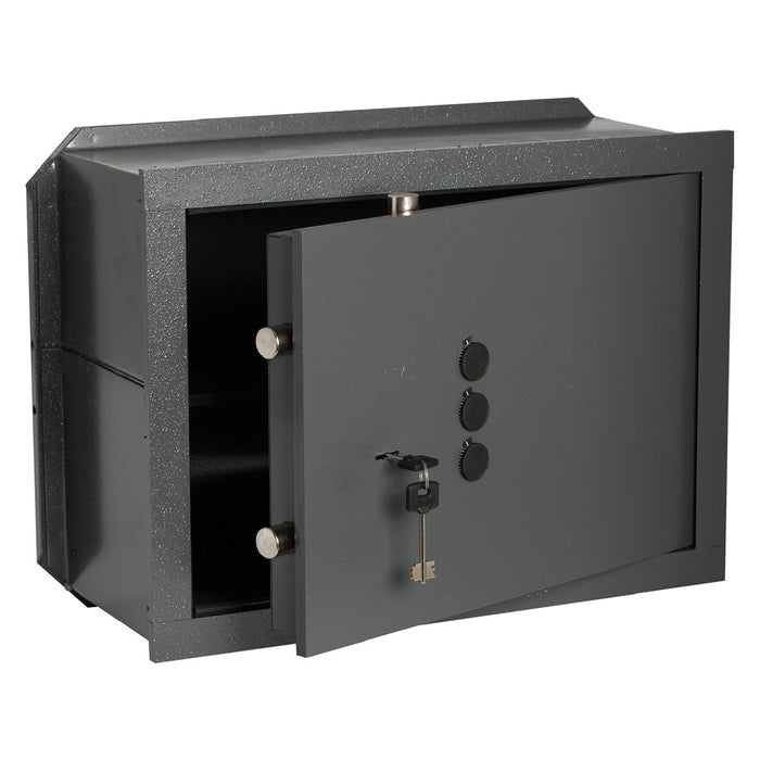 Cassaforte Con Chiave E Combinazione 82210 Cm 31 X 19 X 20 - 2 Catenacci Cisa