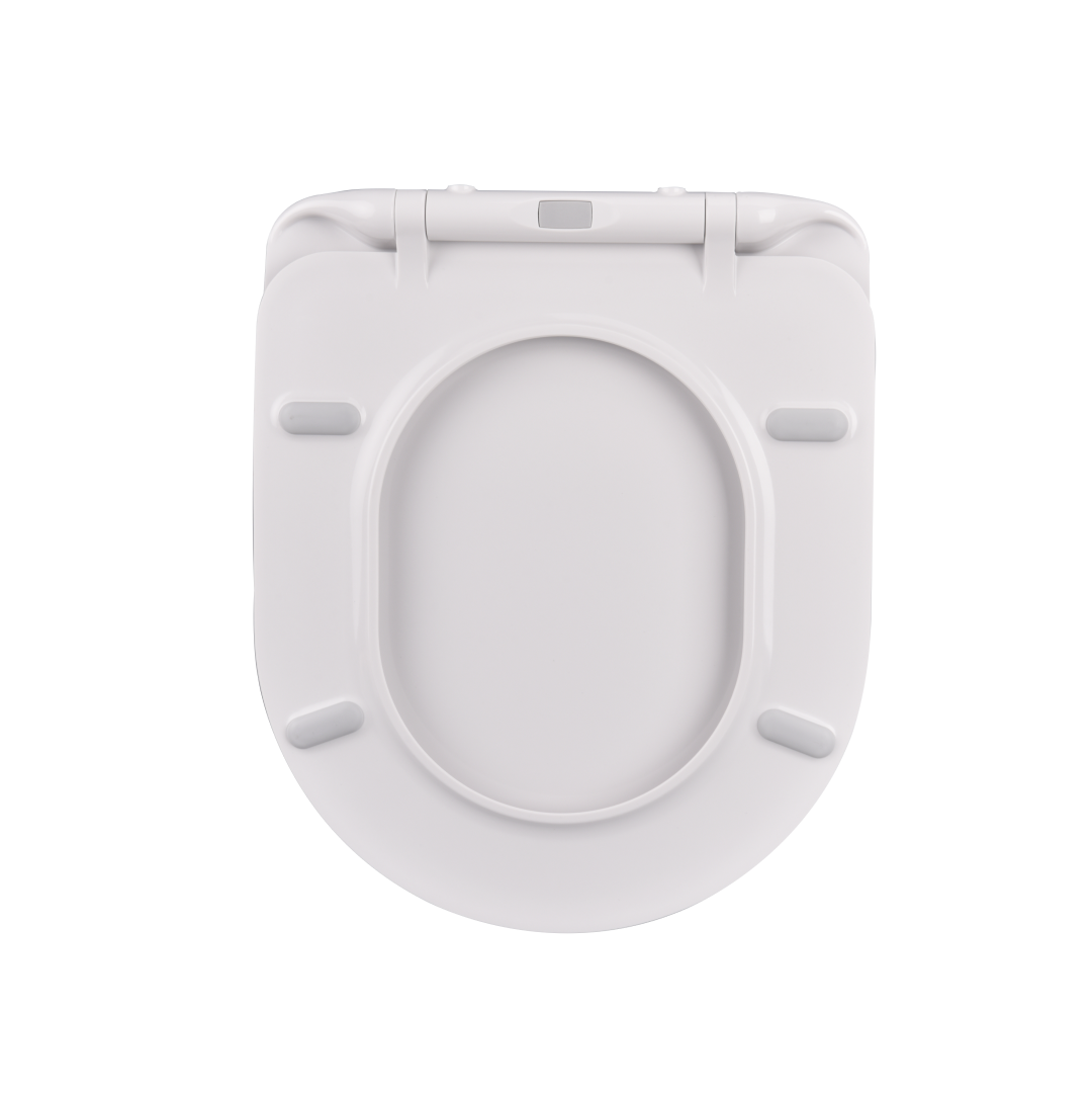 Sedile wc ammortizzato bianco lucido