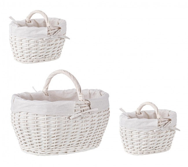 2x Cesta Alesha 26x20x15/21h e 46x32x24/33h