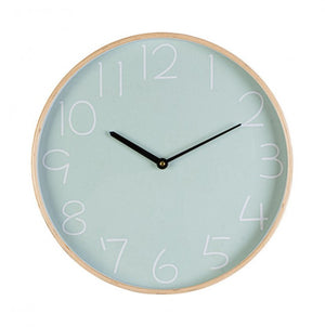 4x Orologio da parete verde chiaro D.40,8x4,8