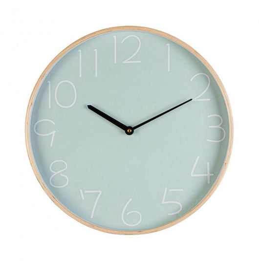 4x Orologio da parete verde chiaro D.40,8x4,8