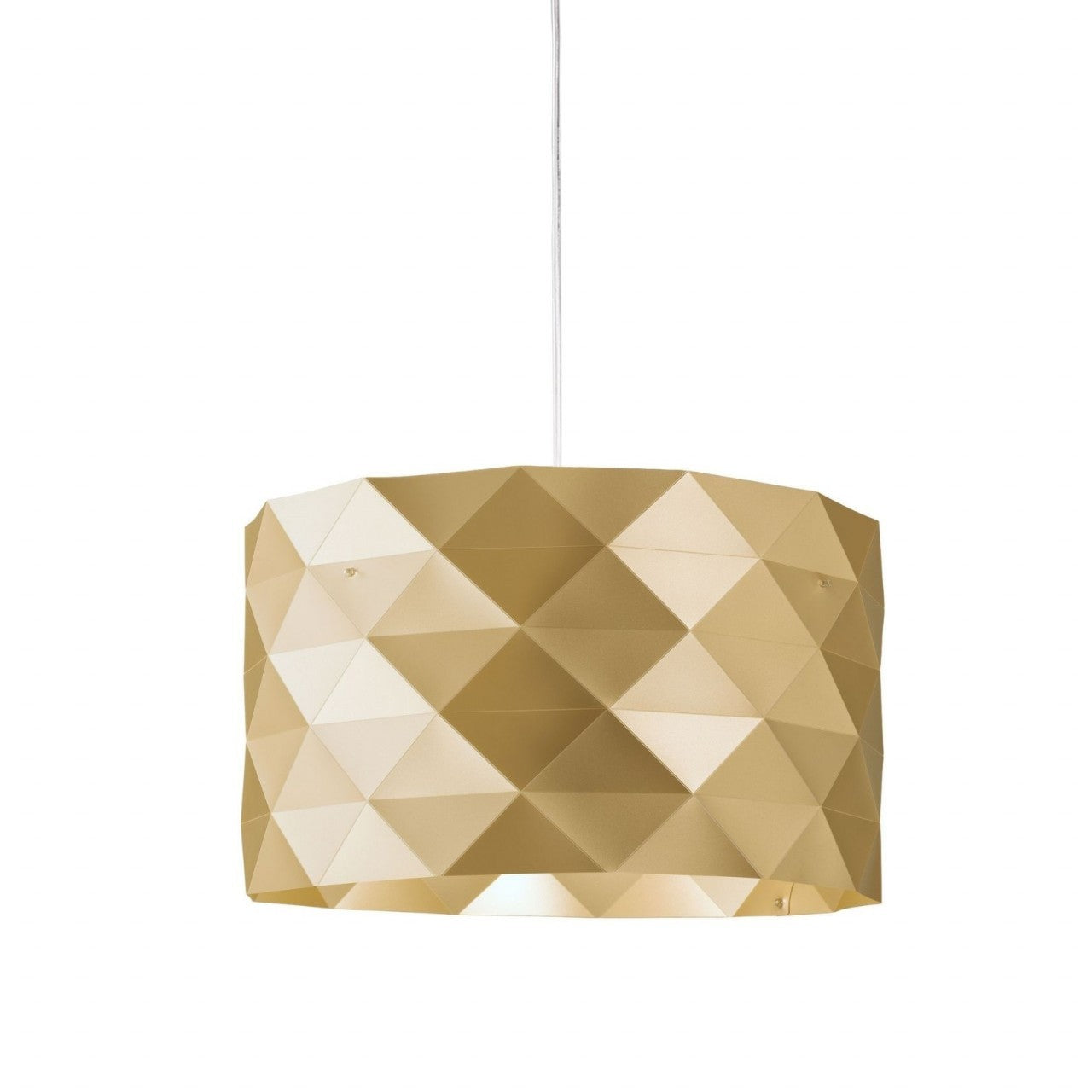 Sospensione 3 Luci New Gold in Metallo cromato cm. 40 x 25 h