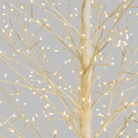 Albero rami bianco 110x200 cm con led