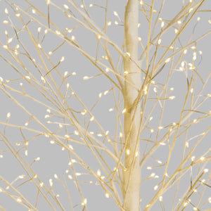Albero rami bianco 110x200 cm con led