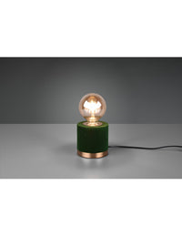 Piccola Lampada Tavolo Judy Velluto Verde Ø11 cm Trio Lighting