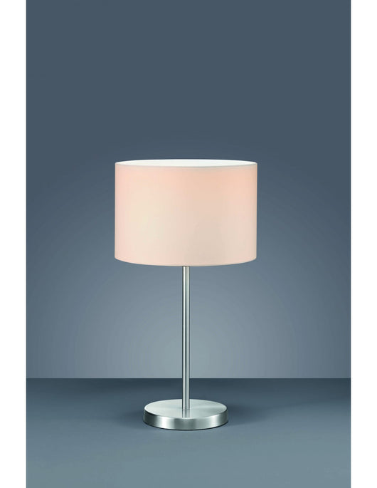 Lampada da Tavolo Hotel Metallo Paralume Bianco Ø30 cm Trio Lighting