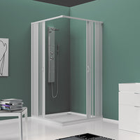 Box doccia a soffietto riducibile Rosy Linea Plissé 70x90 cm