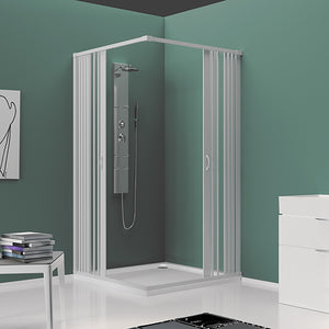 Box doccia a soffietto riducibile Rosy Linea Plissé 70x90 cm