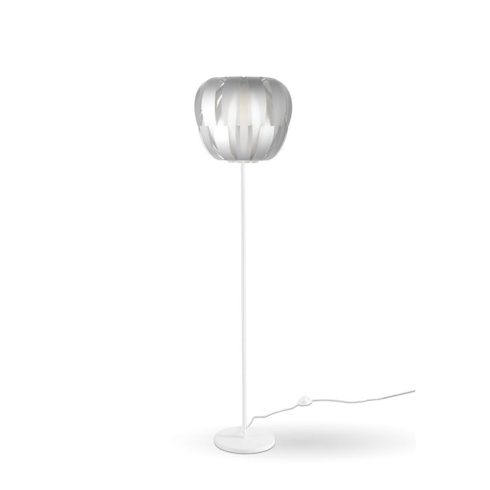 Piantana Base e Stelo Silver in Metallo Cm. 42 x 172h