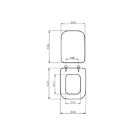 Sedile copri wc ceramica conca champagne