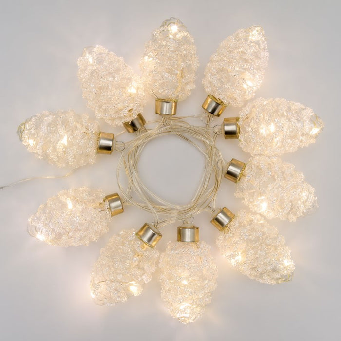 Catena 10 Pigne 20 MicroLED 2,5m