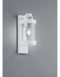 Applique Lanterna Sambesi Bianco IP44 Sensore Crepuscolare Trio Lighting