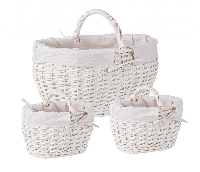 2x Cesta Alesha 26x20x15/21h e 46x32x24/33h