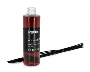 4x Ricarica fragranza mosto rosso D.5x16,5h