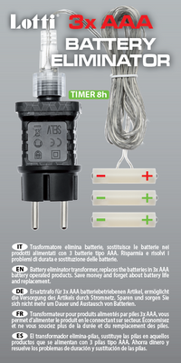 Trasformatore per alimentazione 3xAAA