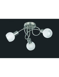 Faretto Da Soffitto Girandola 3 Led Antibes Nichel Trio Lighting