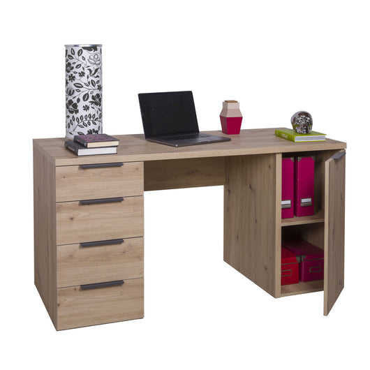 Scrivania con 1 anta e 4 cassetti H 77.80 x L146.00 x P60.10 cm