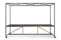 Tavolo espositore legno 301,5x90x210 h