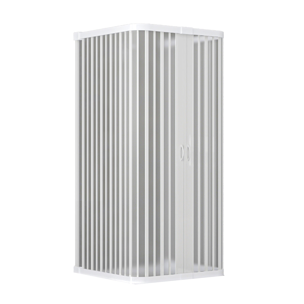 Box doccia a soffietto riducibile Cono Linea Plissé 95x95x95 cm