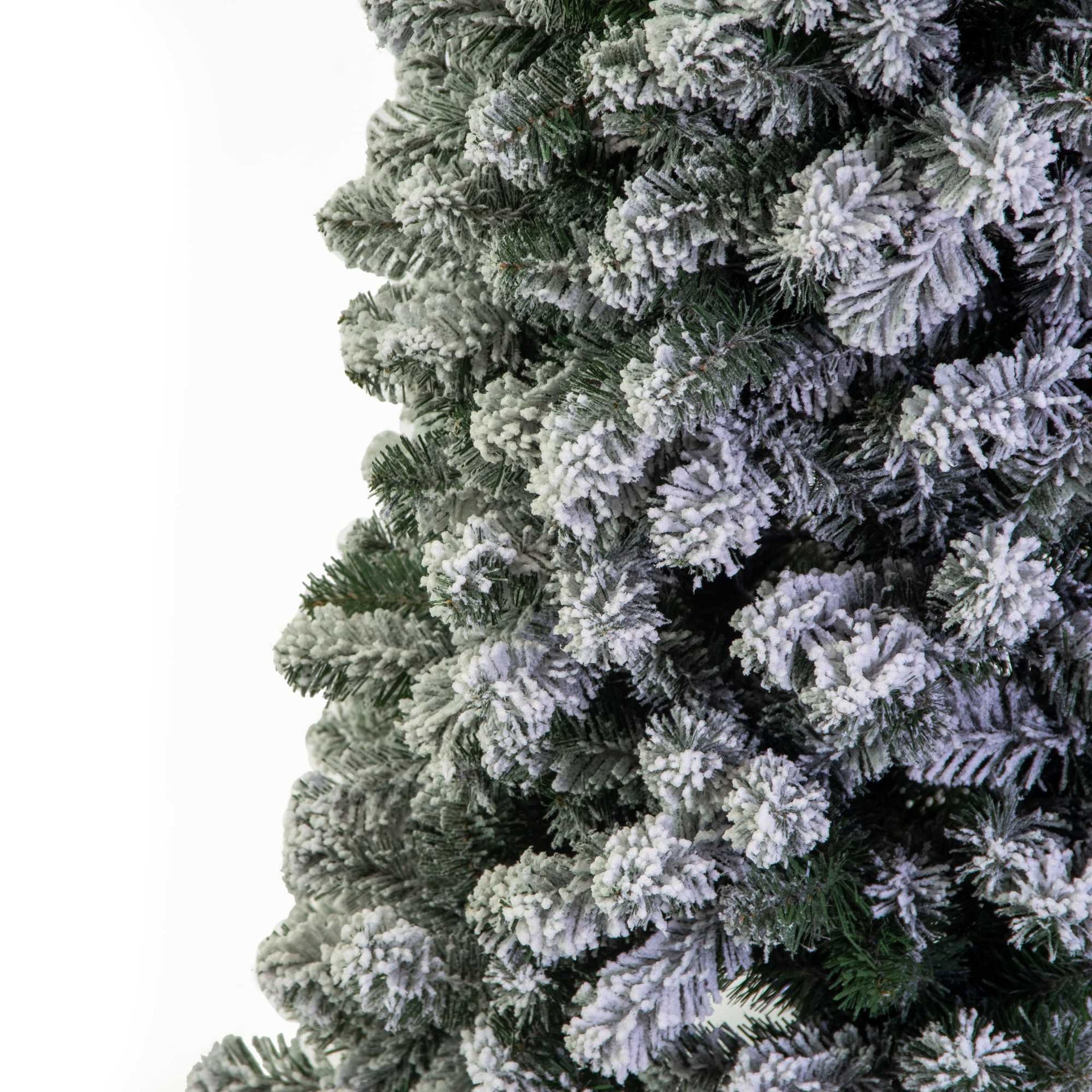 Albero monte Vettore slim innevato verde 972 rami cm 79h210