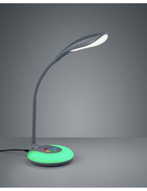 Lampada da Scrivania Led RGB Sensore Touch Krait Antracite Trio Lighting