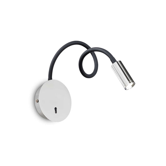 Lampada da parete cromo D 85 x P min 280 - max 550 mm