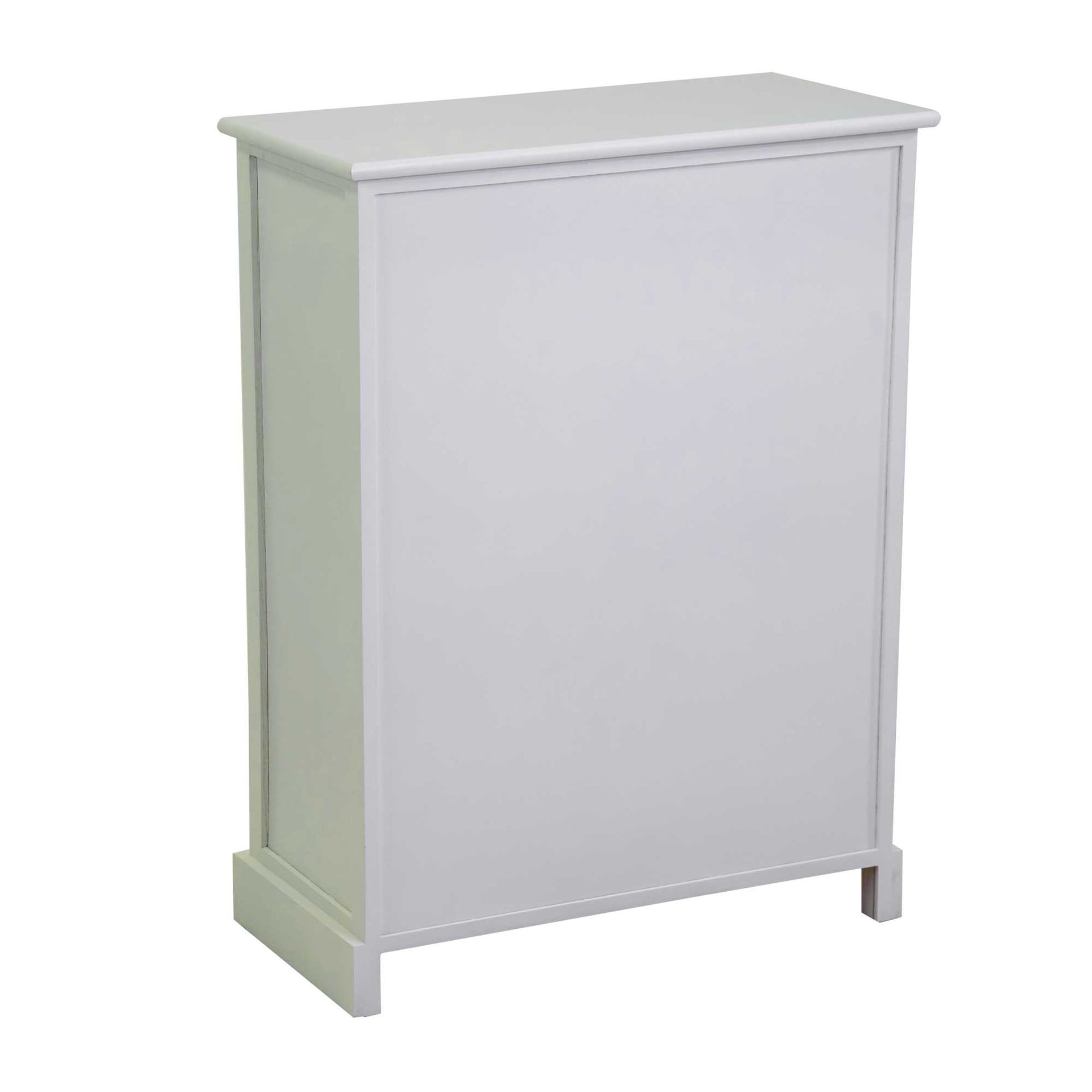 Mobiletto Eleonora bianco 2 ante + 2 cassetti cm 60x30h80