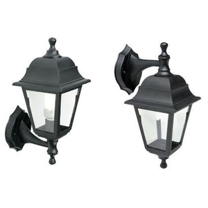 Applique Up & Down E27 In Resina  linea devil  nero