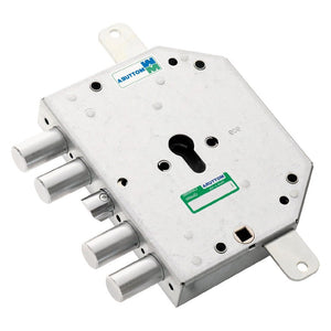 Serratura Da Applicare Triplice Per Porte Blindate Sx E 60 - Mm 132 X 165