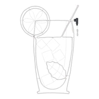 Cocktail mojito SMD neon 75x115 cm