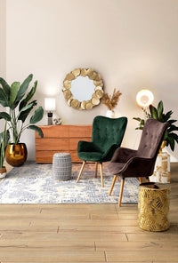 Lampada da terra treppiede 87x56x155h in metallo