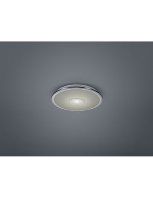 Plafoniera Multifunzionale Disco Led Osaka Ø42 cm Cromo Trio Lighting