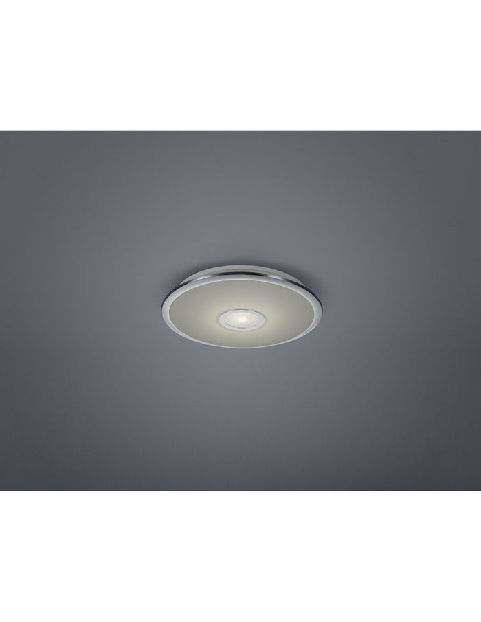 Plafoniera Multifunzionale Disco Led Osaka Ø42 cm Cromo Trio Lighting