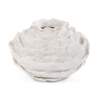 P.Vaso Pavo Bomb. Bianco H39.5