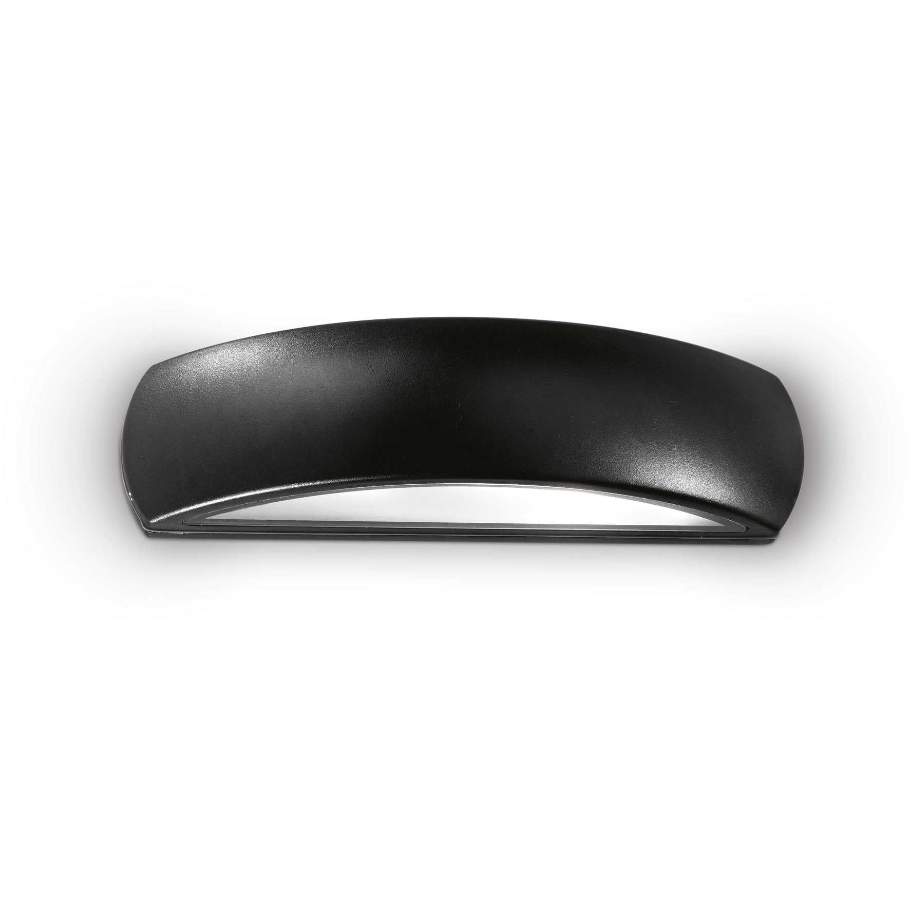 Lampada da parete GIOVE nera - L 330 x H 80 x P 100 mm