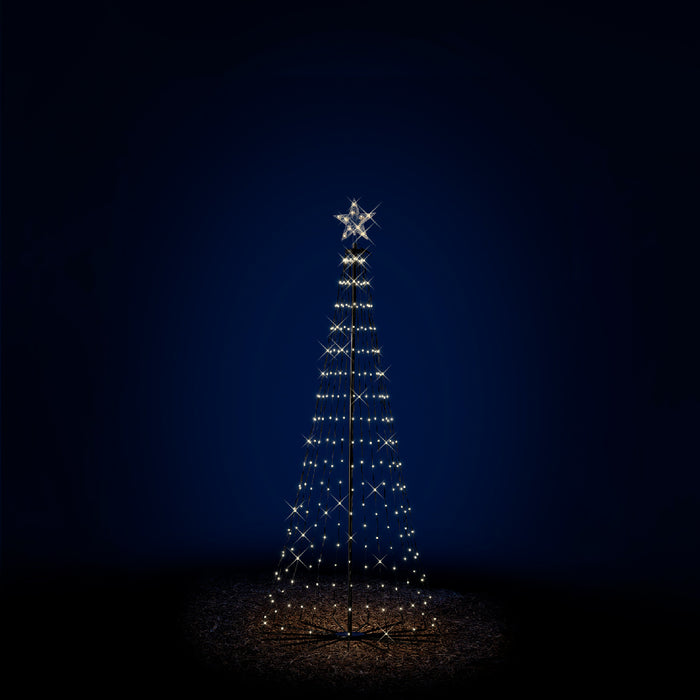 Alberi da esterno con luci danzanti 3D H 180 Ø 80 cm