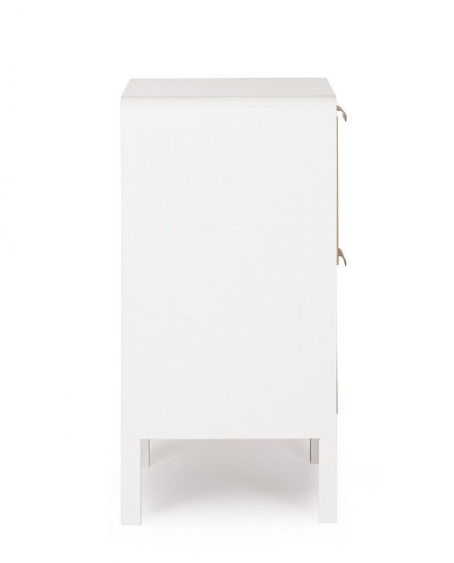 Cassettiera bianco-naturale 40x30x60