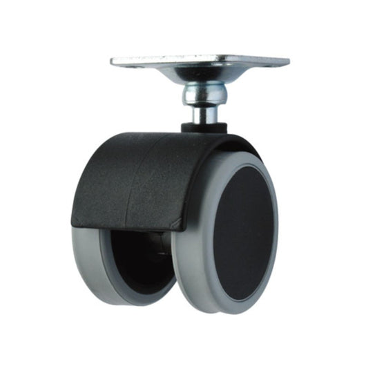 Ruota pivotante 50 mm nera