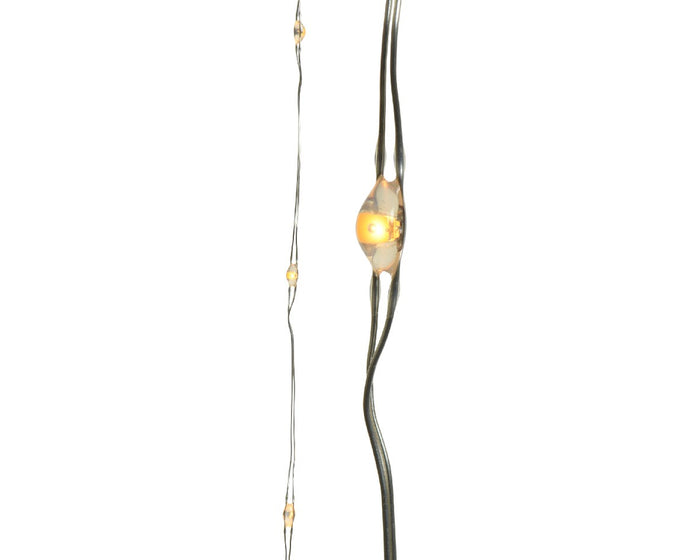 Corda in microled per decori a batteria 100 microluci  mt 4.95