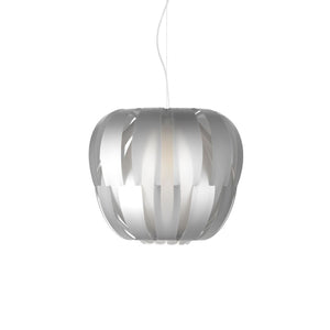 Sospensione 2 Luci Silver in Metallo Cromato Cm. 60 x 54h