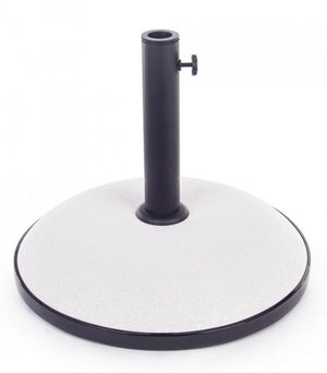 Base in cemento per ombrellone Barry da 30kg bianco