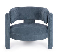 Poltrona Aisha blu 94x88x73 cm