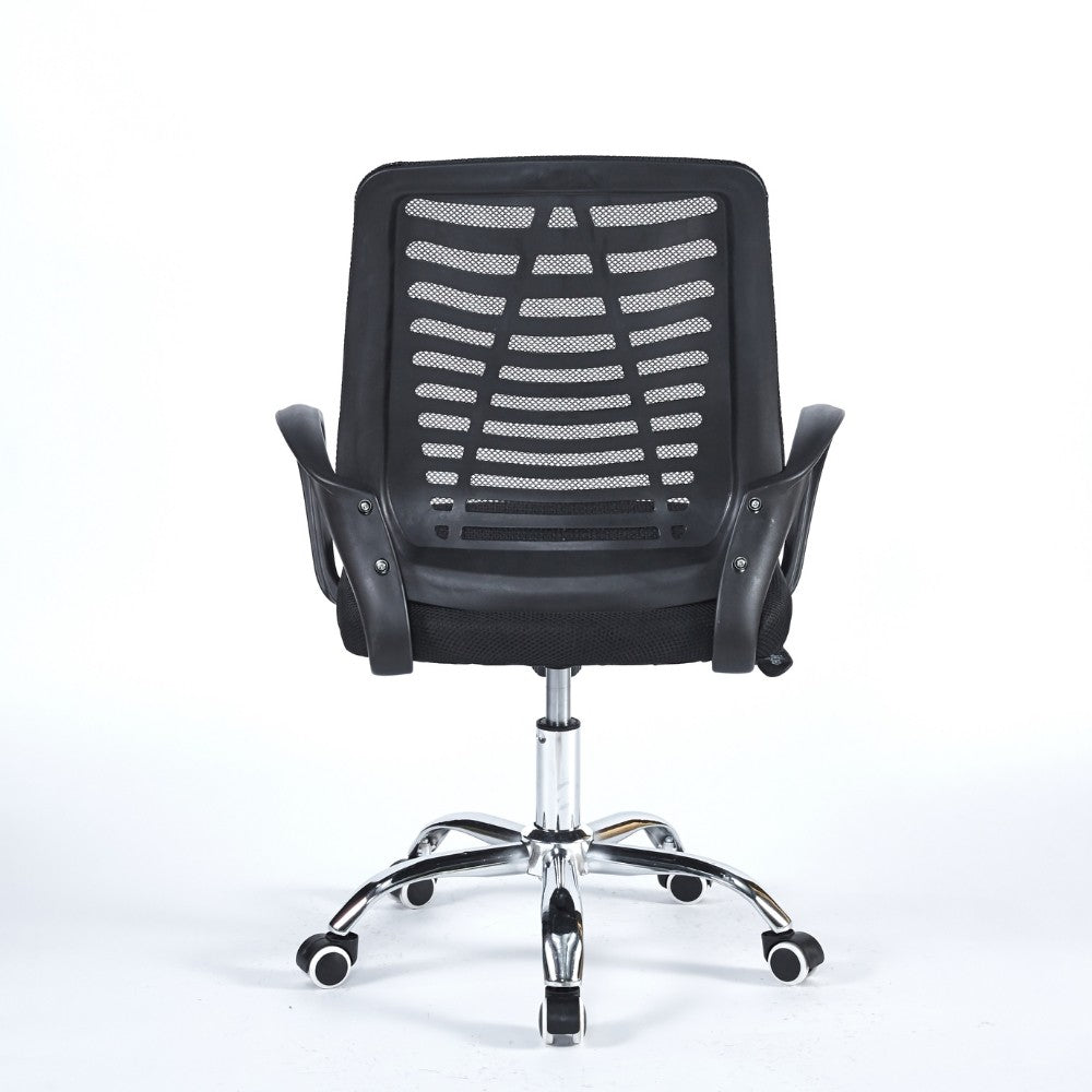 Poltrona ufficio 48x51x88 cm mesh nero