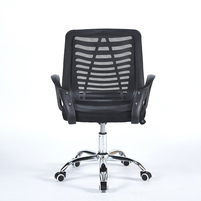 Poltrona ufficio 48x51x88 cm mesh nero