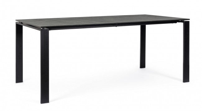 Tavolo antracite 180x90 cm in ceramica