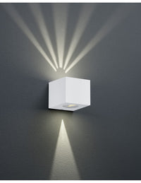 Applique Biemissione Da Esterno Cordoba Led Dimmerabile IP44 Bianco Trio Lighting